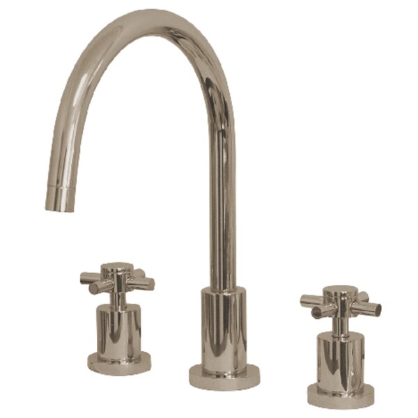 KS8726DXLS Widespread Kitchen Faucet, Polished Nickel